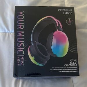 RGB Wireless Noise Cancelling Headphones